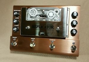 Analog T-REX REPLICATOR Tape Delay ECHO CHORUS Rare Tap Tempo WITH CASE BOX ETC