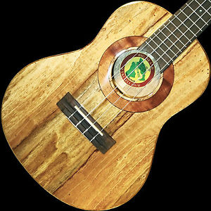 Big Island Ukulele 4-BI-MO-TR Tenor All-Solid Hawaiian Mango  & H/S Case, Glossy