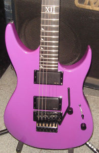 NEW DEAN JACKY VINCENT JV-C450F CUSTOM FLOYD ROSE ELECTRIC GUITAR PURPLE