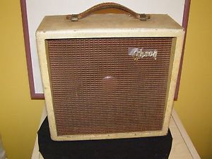 Vintage Early 1960's Gibson Skylark Electric Guitar Amp Model GA5 JBL Speaker