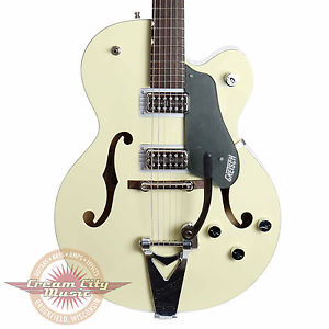 Brand New Gretsch G6118T-LIV Players Edition Anniversary 2-Tone Lotus Ivory Demo