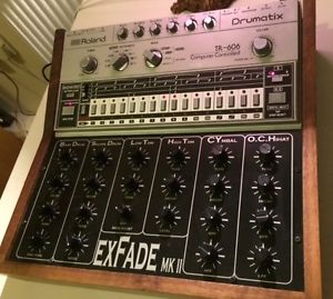 SUPER RARE Roland Tr606 with Ex Fade mk2 - 21 tone mods + Quicksilver CPU LISTEN