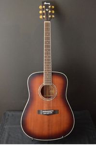 Ibanez AW120-RDW-01-01 NAT w/soft case F/S Guiter Bass From JAPAN #A2664