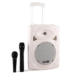 IBIZA PORTVHF ALTAVOZ TROLLEY EQUIPO  PA ACTIVO 400W BLUETOOTH USB SD MICROFONOS