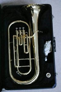 Used Jupiter Three Valve Standard Euphonium-- good Beginner to Intermediate Horn