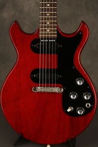 original 1965 Gibson MELODY MAKER Cherry w/wider 1-11/16" neck width