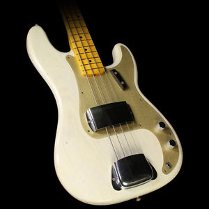Fender Custom Shop 1957 Precision Bass Journeyman Relic Electric Bass AW Blonde