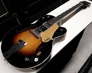 1964 GRETSCH Vintage 6117 Double ANNIVERSARY Hollowbody GUITAR w/ OHSC USA