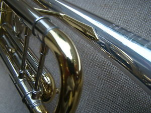 Bach Stradivarius  37ML STERLING SILVER PLUS   trumpet , mouthpiece , case,