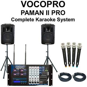 VOCOPRO PAMANII PRO COMPLETE WIRELESS KARAOKE ENTERTAINER SYSTEM $50 INSTANT OFF