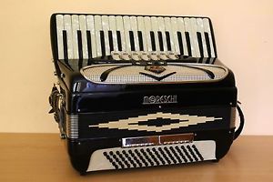 Accordion Moreschi 80 bass Black Top Italy Fisarmonica Akkordeon Free Shipping!
