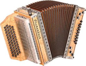 STEIRISCHE HARMONIKA "SILBERBACH"  4 reihig  PROFI HARMONICA STEIRISCH   NEU !