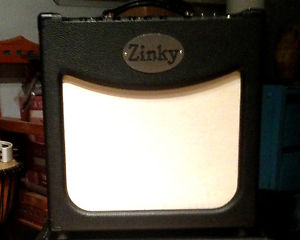 Zinky Blue Velvet 25 watt Combo Guitar Amplifier (in Black & White Tuxedo)
