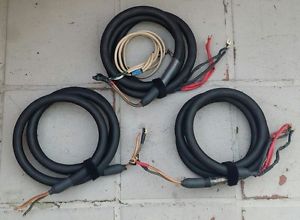 3 Harmonic Tech Pro-11 6N OCC Copper 11AWG Speaker 8' Cables LOCAL PU LA/SF BAY