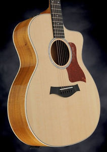 Taylor 214CE-K-DLX Koa Deluxe Grand Auditorium Acoustic-Electric Guitar & Case
