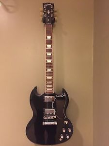 Gibson 2014 SG Standard Electric Guitar - Anniversary Edition - Ebony / Black