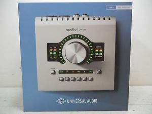UNIVERSAL AUDIO APOLLO TWIN DUO UAD-2 REAL TIME USB 3 INTERFACE SEALD BRAND NEW!
