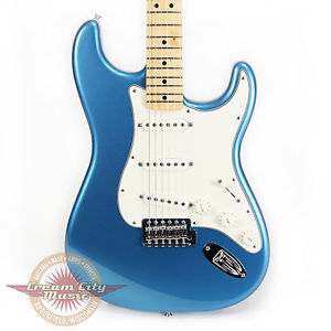 Brand New Fender Standard Stratocaster Lake Placid Blue Maple Neck Strat