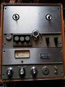 Ampex 601 Tube Reel to Reel Tape Recorders.  Vintage Tube Mic /Line Preamps
