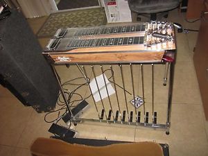 Mullen D10 Pedal Steel Guitar 8X5 with Case Great Cond!! $$ Reduced!