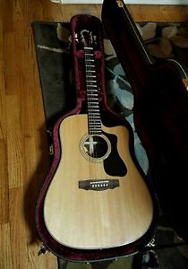 Guild D 150CE Acoustic Electric Guitar naturalw/ Hard Shell Case