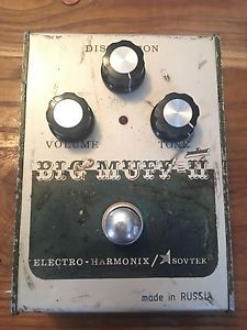 Electro-Harmonix Sovtek Big Muff Pi Civil War EHX Distortion Pedal Rare Fuzz