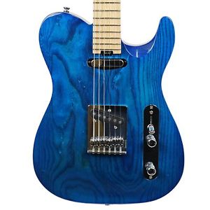 2016 CHAPMAN ML-3T TRADITIONAL ELECTRIC GUITAR TRANS BLUE BARE KNUCKLE PICKUPS