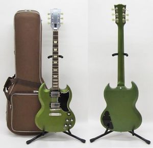 Crews Maniac Sound OSG-61 MG Green w/soft case F/S Guiter Bass From JAPAN #F222