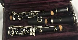 Vintage Evette Schaeffer BUFFET E-12 Bb Clarinet- Nickel keys , Newly Overhauled
