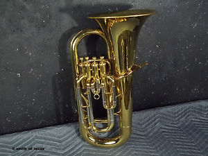 Yamaha YEP 321  Brass  4-Valve Euphonium Baritone Chemical Cleaned #1