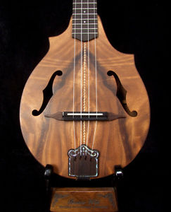 Bruce Wei Solid Acacia Koa Tenor Ukulele, MOP Inlay, Soft-Bag MD17-2003