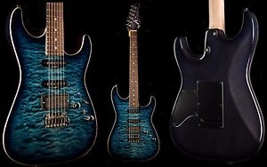 Tom Anderson Guitarworks Drop Top Arctic Blue Burst Electric Guitar