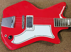 Airline by Eastwood Guitars, ’59 1P Reissue Red, Unique, Mahogany, Single Volume