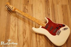 Fender JAPAN ST-456 Vintage White Used Electric Guitar Free Shupping EMS