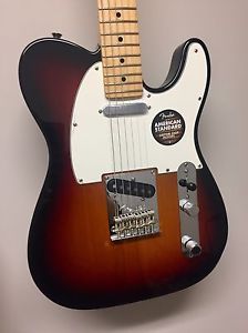 2015 Fender American Standard Telecaster Sunburst with OHSC & FREE Shipping