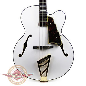 Brand New D'Angelico Excel EXL-1 17" Archtop Hollow Body Electric Guitar White