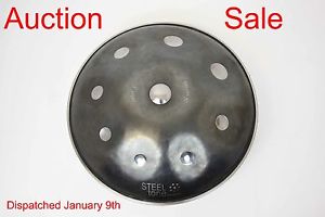 New Harmonic Handpan, F Hijaz scale with bag.  Hung, Steel Drum from Steeltone.