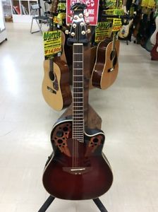 OVATION CC 44 RRB Brown w/soft case Free shipping Guiter Bass From JAPAN #F226