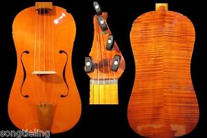 Copy of old instrument,5strings15 3/4" vielle,SONG Maestro medieval Fiddle #8638