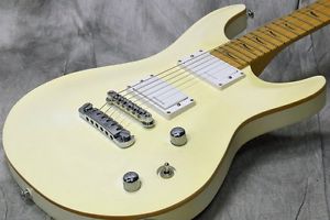 Fujigen Expert Elan EEL-DE-M Matt White Used Electric Guitar Free Shipping EMS