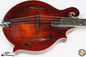 Eastman MDA815 F-Style Mandola w/ HFC, Spruce Top, Flame Maple B&S, Demo #32471