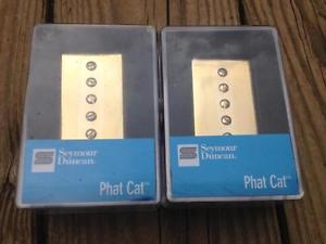 Seymour Duncan SPH90-1 Phat Cat GOLD Pickup Set P-90 11302-16-GC_11302-15-GC