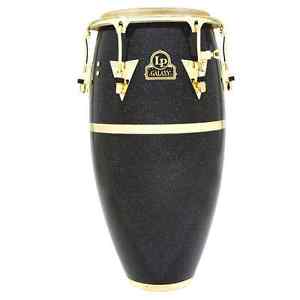 LP LATIN PERCUSSION GALAXY FIBERGLASS REQUINTO CONGA DRUM BLACK 11-3/4" - LP809Z