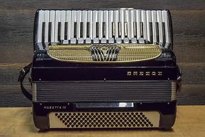 Hohner Musette IV 120-Bass 41-Key Piano Accordion w/ Case - Made In Germany!