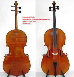 Exceptional Cello!Montagnana1739 Sleeping Beauty Cello!Master's Own Work No.16