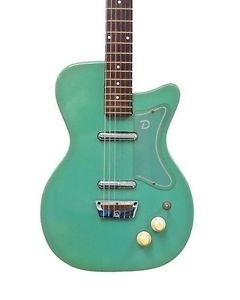 Vintage Guitar 1956 Danelectro U2 Rare Aqua Finish