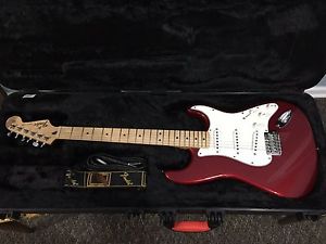 Fender Stratocaster Standard MIM Strat Guitar 2015  w/HSC and Upgrades