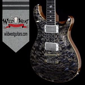 PRS Wood Library 10 Top McCarty 594 Quilt Top Charcoal W/Ebony Fretboard