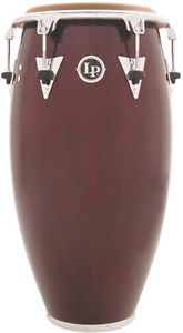 12 1/2" LP LATIN PERCUSSION TUMBADORA TUMBA CONGA DRUM DARK WOOD - LP552T