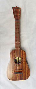 Sunny D Red Curly Koa Ukulele Custom concert mint condition SKU #560